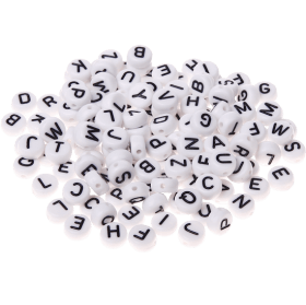 3.500 Mini-Kunststoff-Buchstabenperlen (0,5 kg)