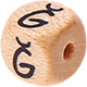 Geprägte Buchstabenwürfel, 10 mm – Türkisch : Ğ