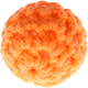Häkelperlen, 18 mm : orange