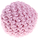 Häkelperlen, 18 mm : rosa
