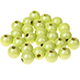8 Rundperlen, 10 mm : perlmutt - lemon