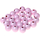 8 Rundperlen, 10 mm : perlmutt - rosa