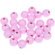 15 Rundperlen, 18 mm : rosa