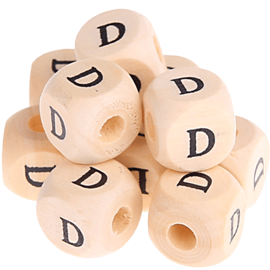 300 letter cubes -D-