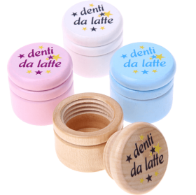 Коробочка – «denti da latte», звездами