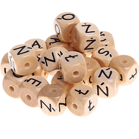 embossed letter cubes, 10 mm – Polish