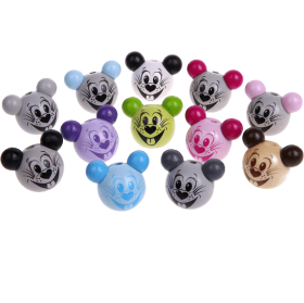 Perles avec motifs – souris 3D