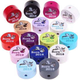 Figura con motivo "Born 2018"