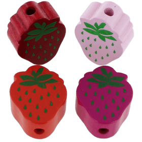 motif bead – strawberry
