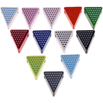 motif bead – pennant with stars