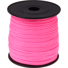 100m PP-Polyester snoer 1,5mm roze