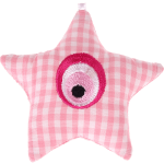 textile star – pink, eye of nazar