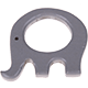 bite pendants – elephant, coloured : light grey