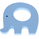 Beißanhänger – Elefant : babyblau