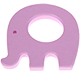 Beißanhänger – Elefant : rosa