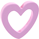 Kousátko ve tvaru srdce : růžová