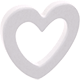 Kousátko ve tvaru srdce : bílá