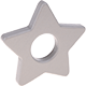bite pendants – star : light grey