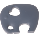 Silikon-Beißanhänger – Elefant : grau