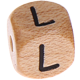 Geprägte Buchstabenwürfel, 10 mm : L