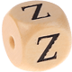 embossed letter cubes, 12 mm : Z