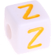 Coloré cubes de lettres en plastique – au choix : Z