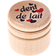 Krabička – "dent de lait", srdíčka : přírodní