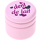 Krabička – "dent de lait", srdíčka : růžová