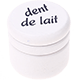 Puszka – "dent de lait" : biały