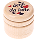 Krabička – "denti da latte", srdíčka : přírodní