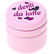 Krabička – "denti da latte", srdíčka : růžová