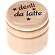 Puszka – "denti da latte", gwiazdami : naturalny