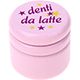 Krabička – "denti da latte", hvězdami : růžová