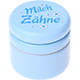 Boîte à dents – « Milchzähne », fleurs : bleu bébé