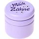 cans – "Milchzähne", bloemen : lila
