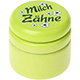 Cajita guardadientes – "Milchzähne", flores : limón