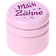 Boîte à dents – « Milchzähne », fleurs : rose