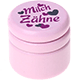 Cajita guardadientes – "Milchzähne", corazones : rosa
