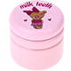 can – "milk teeth", teddy : pastel pink