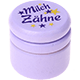 Boîte à dents – « Milchzähne », étoiles : lilas