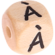 Ražené kostky s písmenky 10 mm – francouzština : À