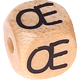 embossed letter cubes, 10mm – French : Œ