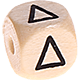 Cubos com letras em relevo, de 10 mm – Grego : Δ