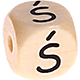Ražené kostky s písmenky 10 mm – polština : Ś