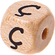 Geprägte Buchstabenwürfel, 10 mm – Türkisch : Ç