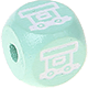 Cubes Lettres Gravées Menthe, 10 mm – Dessins : bande-annonce