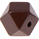 Hexagon (Holz), 12 mm : braun