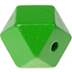 Hexagon (Holz), 12 mm : grün