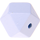 Hexagon (Holz), 12 mm : pastellblau
