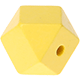 Hexagon (Holz), 12 mm : pastellgelb